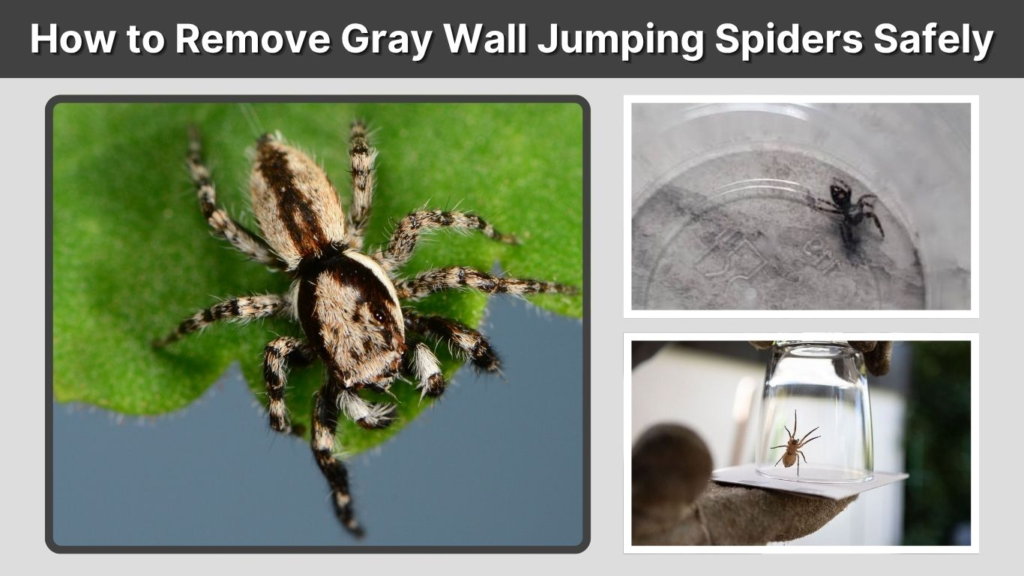How to Remove Gray Wall Jumping Spiders Safely
