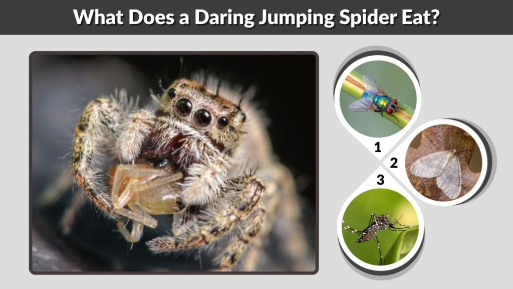 What Does a Daring Jumping Spider Eat?