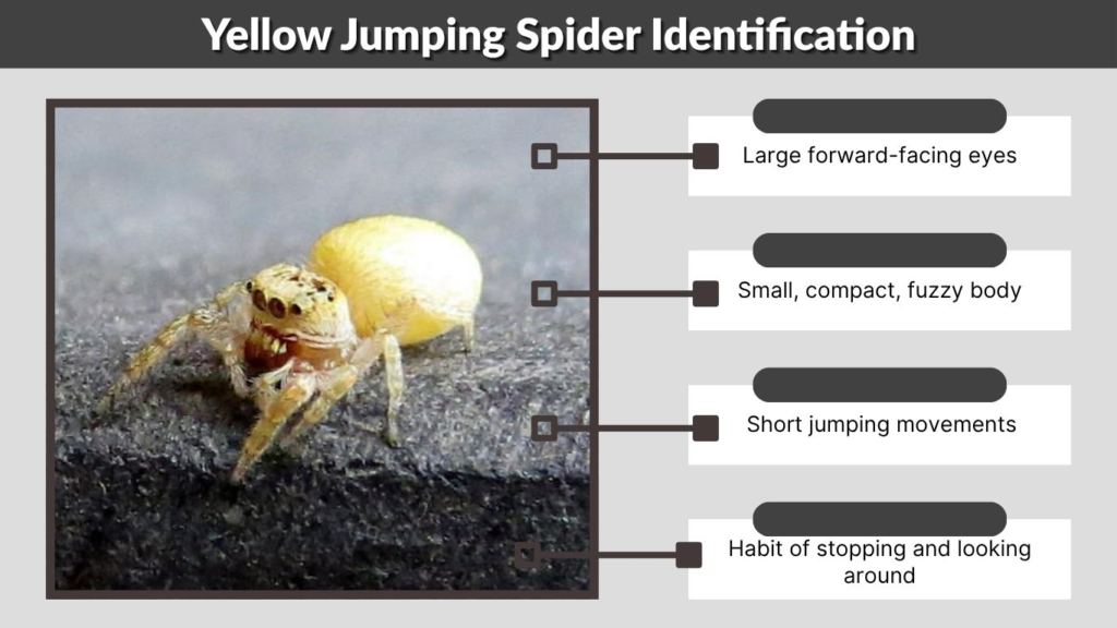 Yellow Jumping Spider Identification