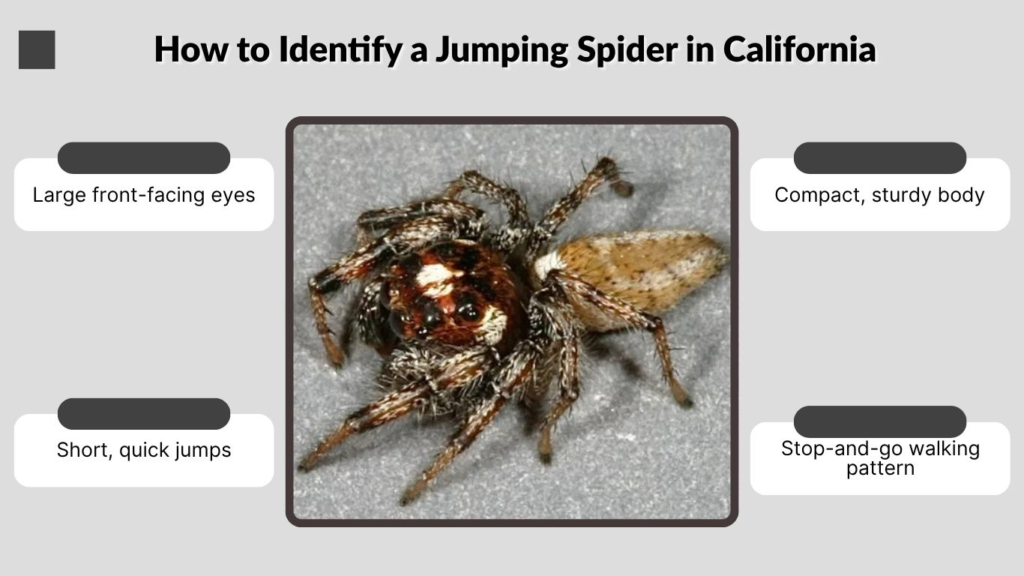 How to Identify a Jumping Spider in California