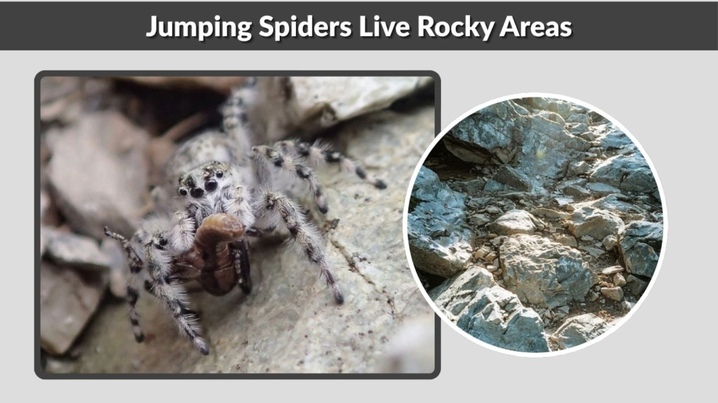 Jumping Spiders Live Rocky Areas