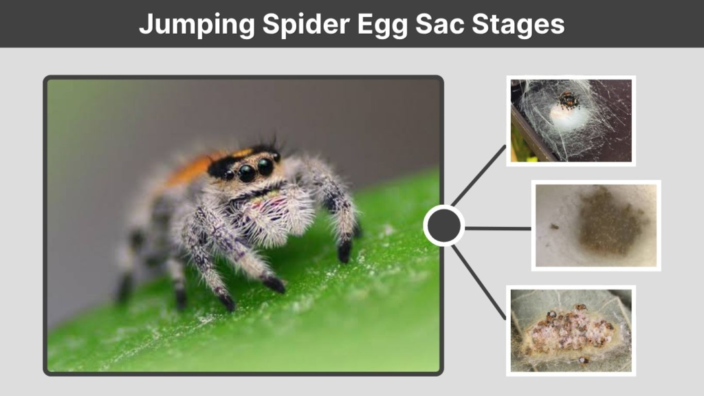 Jumping Spider Egg Sac Stages