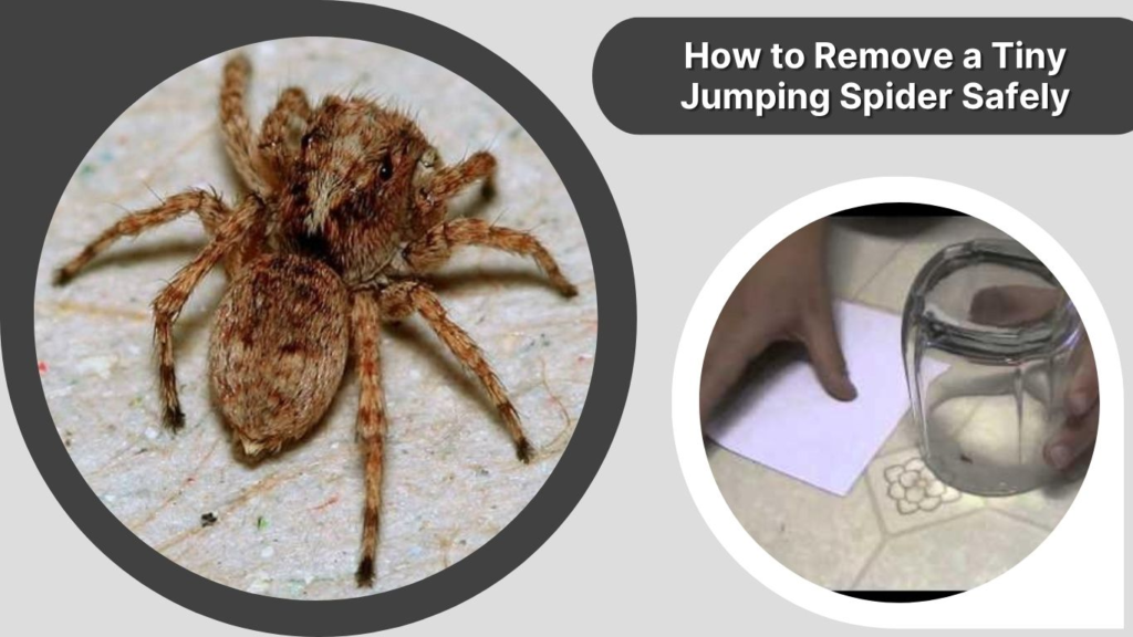 How to Remove a Tiny Jumping Spider Safely