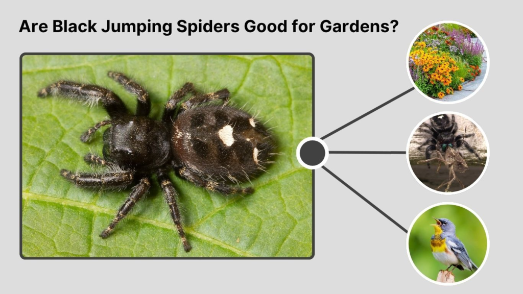 Are Black Jumping Spiders Good for Gardens?
