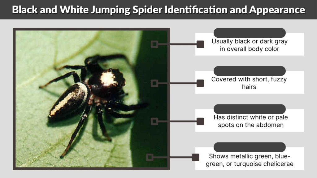 Black and White Jumping Spider Identification and Appearance