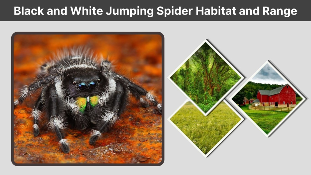 Black and White Jumping Spider Habitat and Range