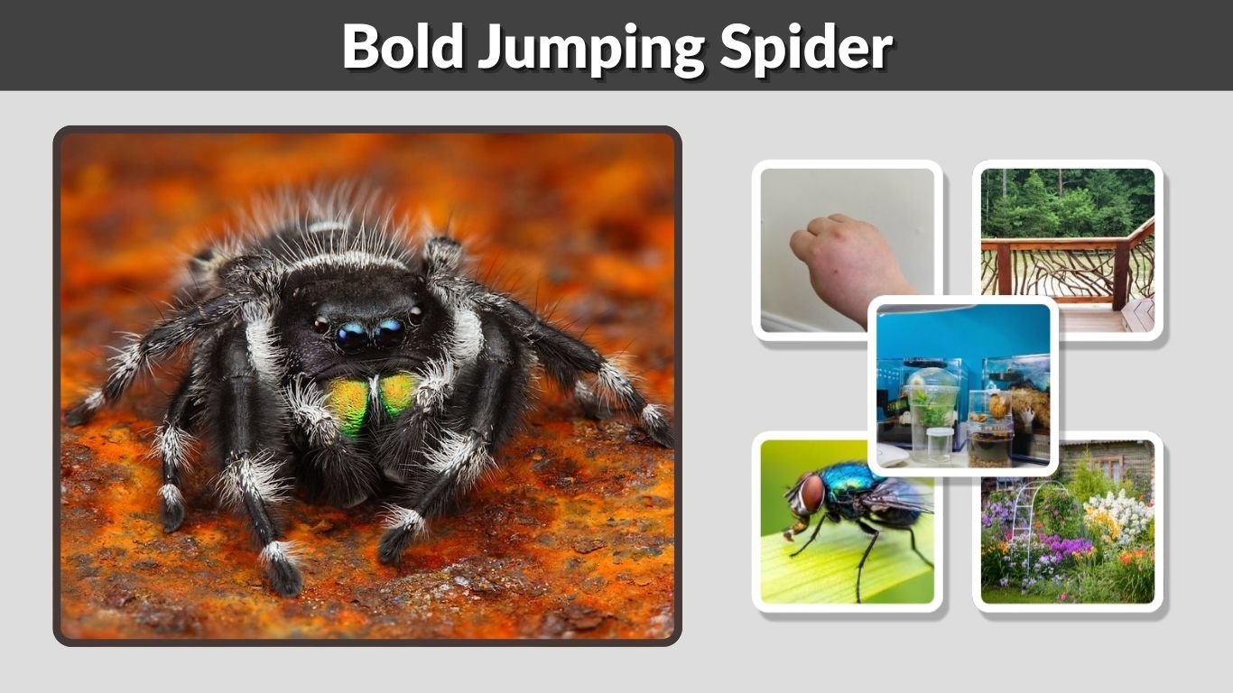 Bold Jumping Spider: Size, Bite, Care, and Facts