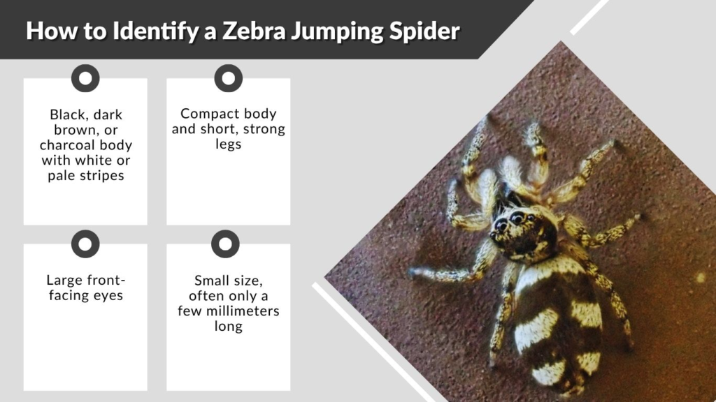 How to Identify a Zebra Jumping Spider