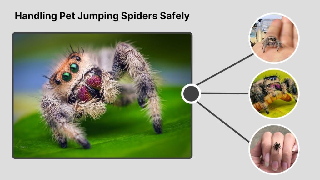 Handling Pet Jumping Spiders Safely