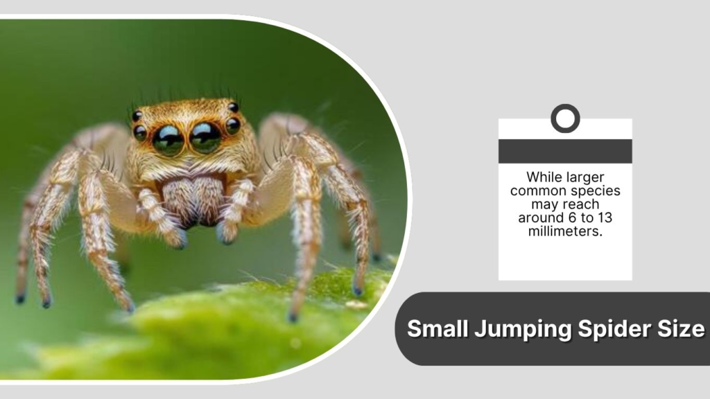 Small Jumping Spider Size