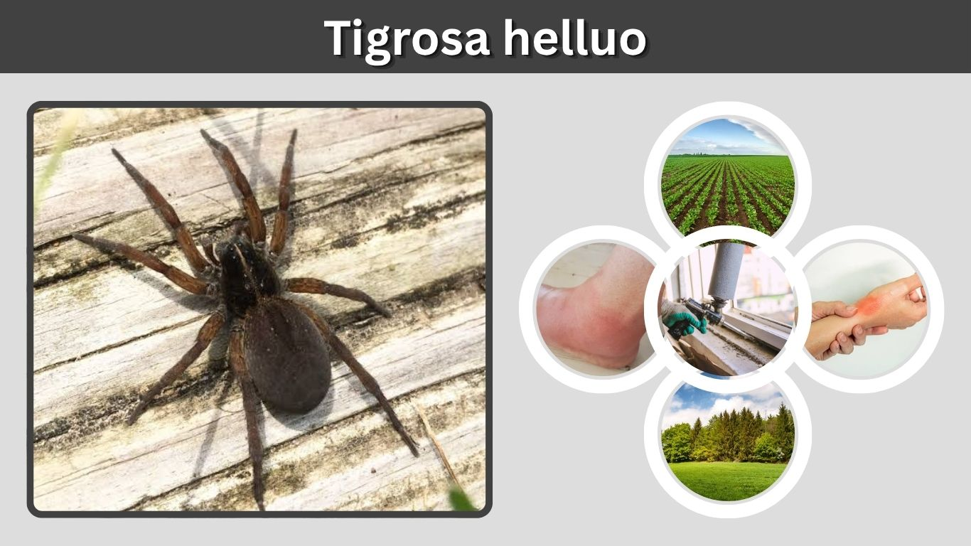 Tigrosa helluo: Size, Bite, Habitat, and Identification