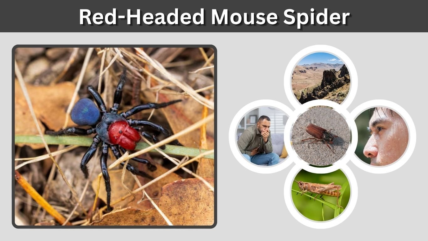 Red-Headed Mouse Spider: Size, Habitat, Bite and Facts