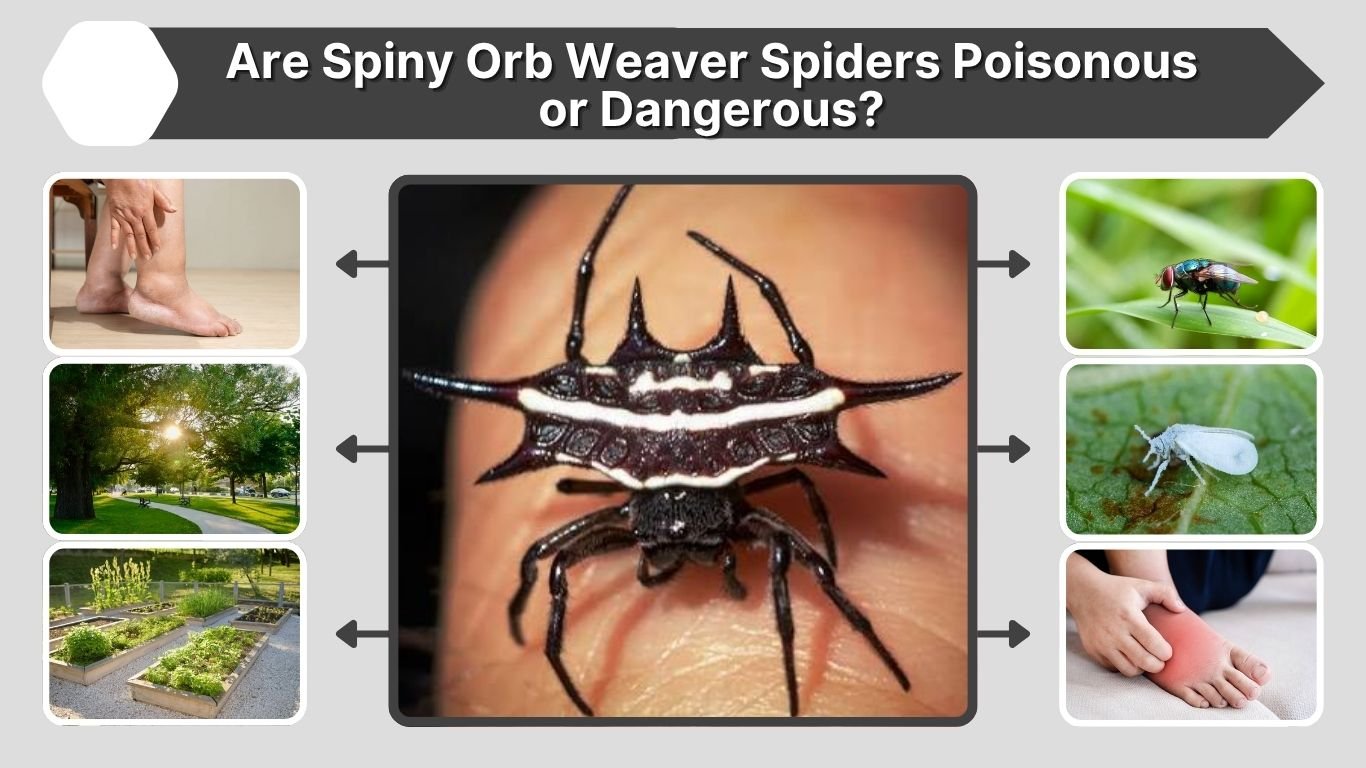 Are Spiny Orb Weaver Spiders Poisonous or Dangerous?