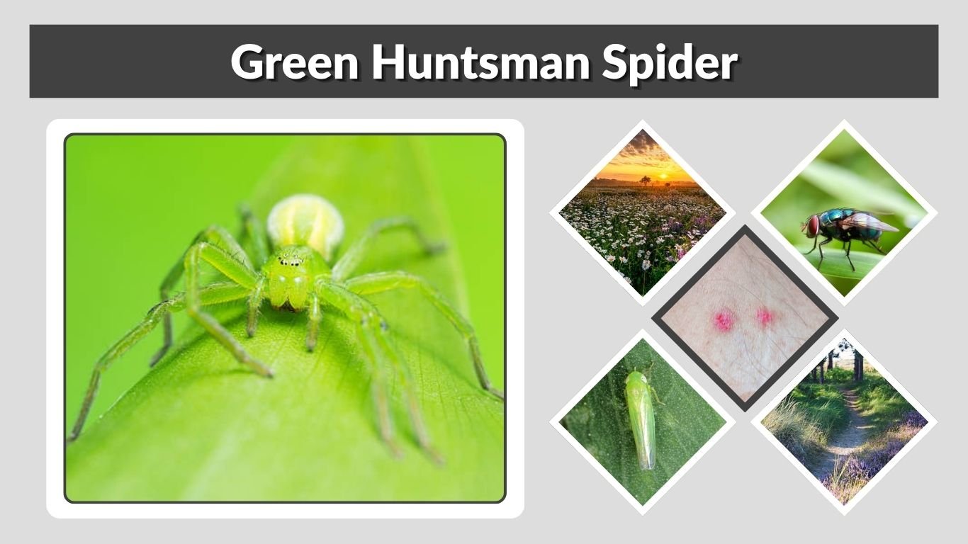 Green Huntsman Spider: Size, Bite, Habitat and Facts