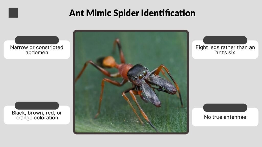 Ant Mimic Spider Identification