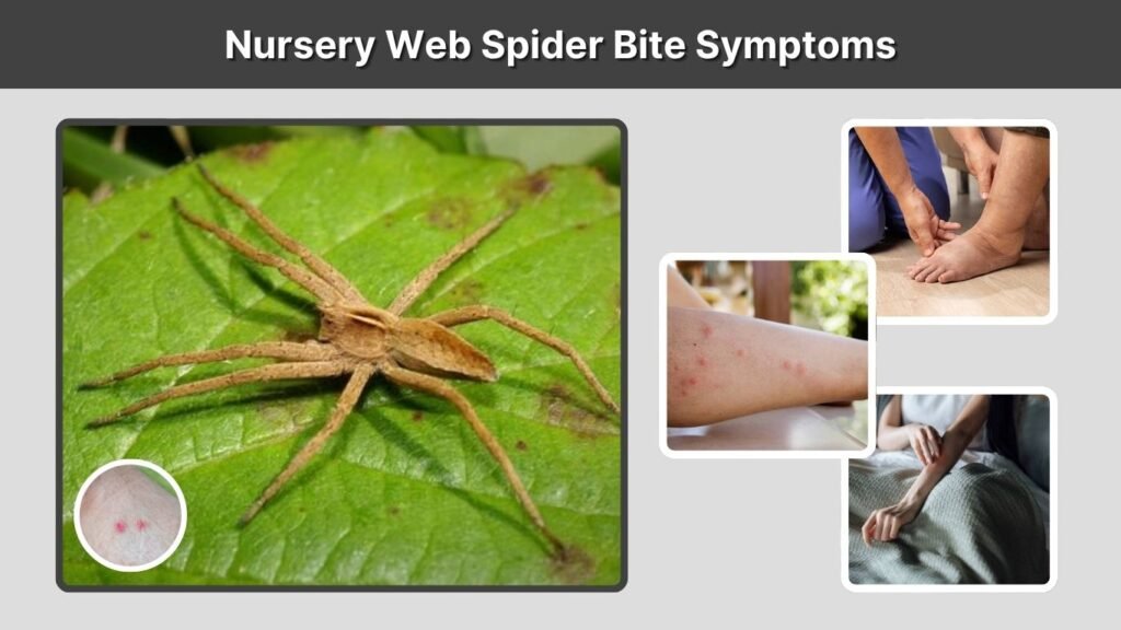 Nursery Web Spider Bite Symptoms