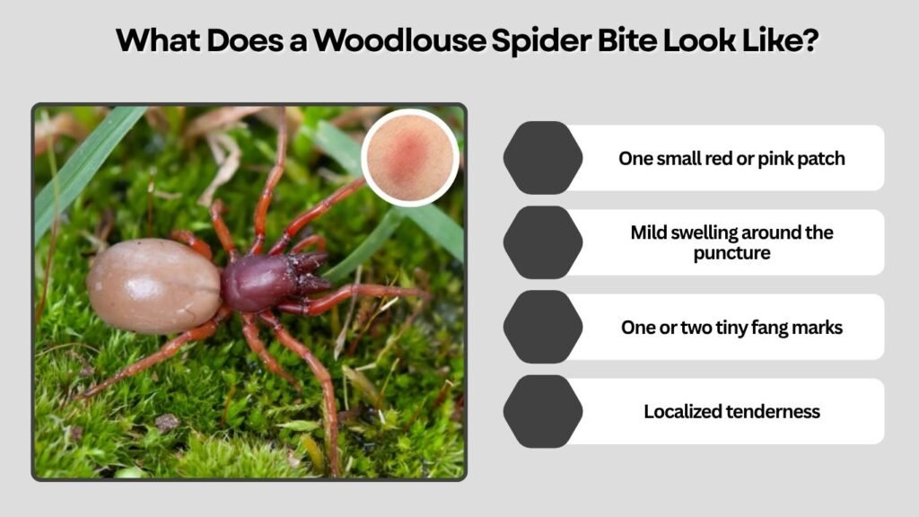 What Does a Woodlouse Spider Bite Look Like?