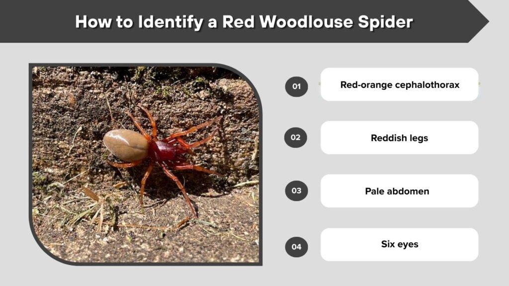 How to Identify a Red Woodlouse Spider