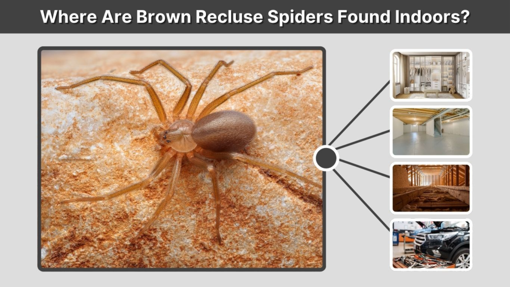 Where Are Brown Recluse Spiders Found Indoors?
