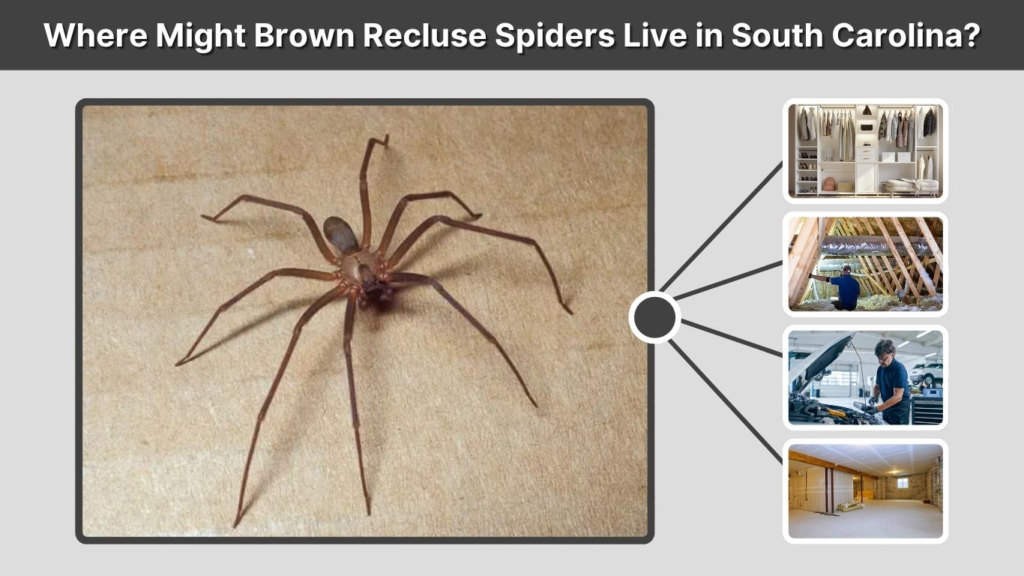 Where Might Brown Recluse Spiders Live in South Carolina?
