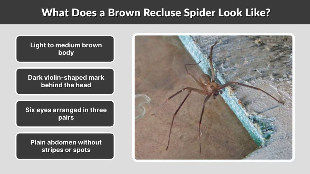 What Does a Brown Recluse Spider Look Like?