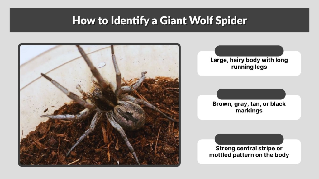 How to Identify a Giant Wolf Spider