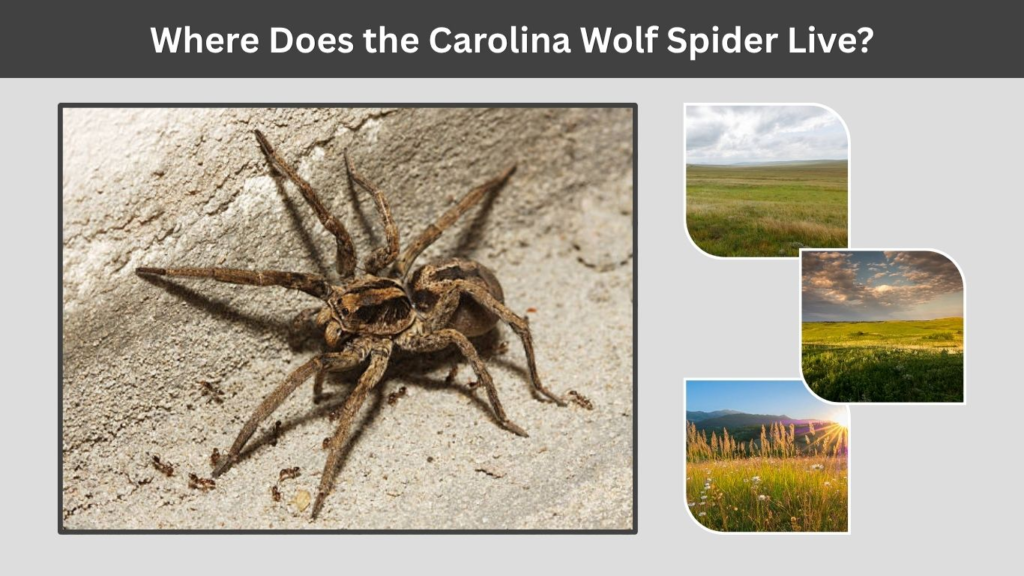 Where Does the Carolina Wolf Spider Live?