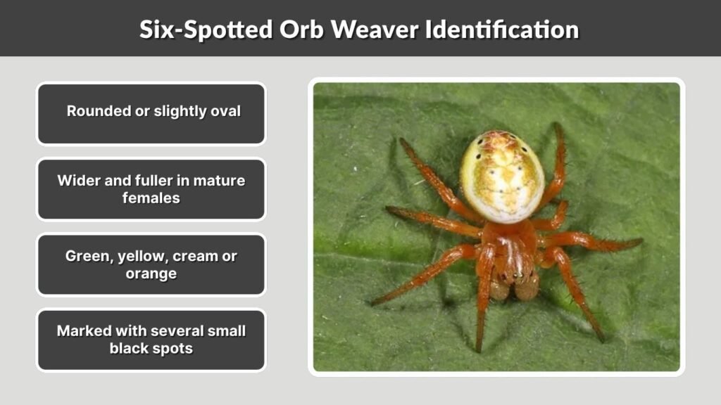 Six-Spotted Orb Weaver Identification