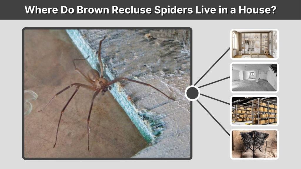 Where Do Brown Recluse Spiders Live in a House?