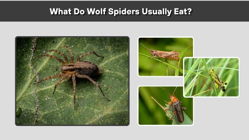 What Do Wolf Spiders Usually Eat?