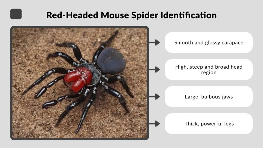 Red-Headed Mouse Spider Identification