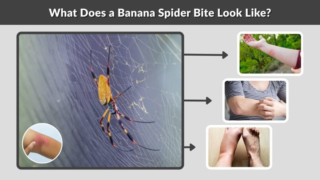 What Does a Banana Spider Bite Look Like?