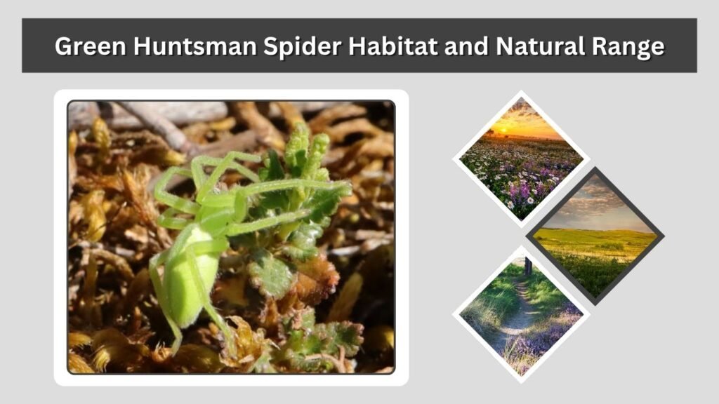 Green Huntsman Spider Habitat and Natural Range
