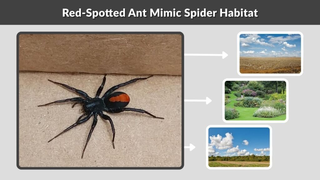 Red-Spotted Ant Mimic Spider Habitat