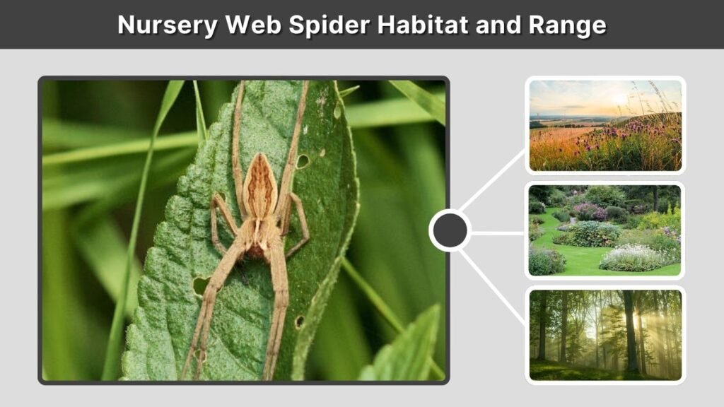 Nursery Web Spider Habitat and Range