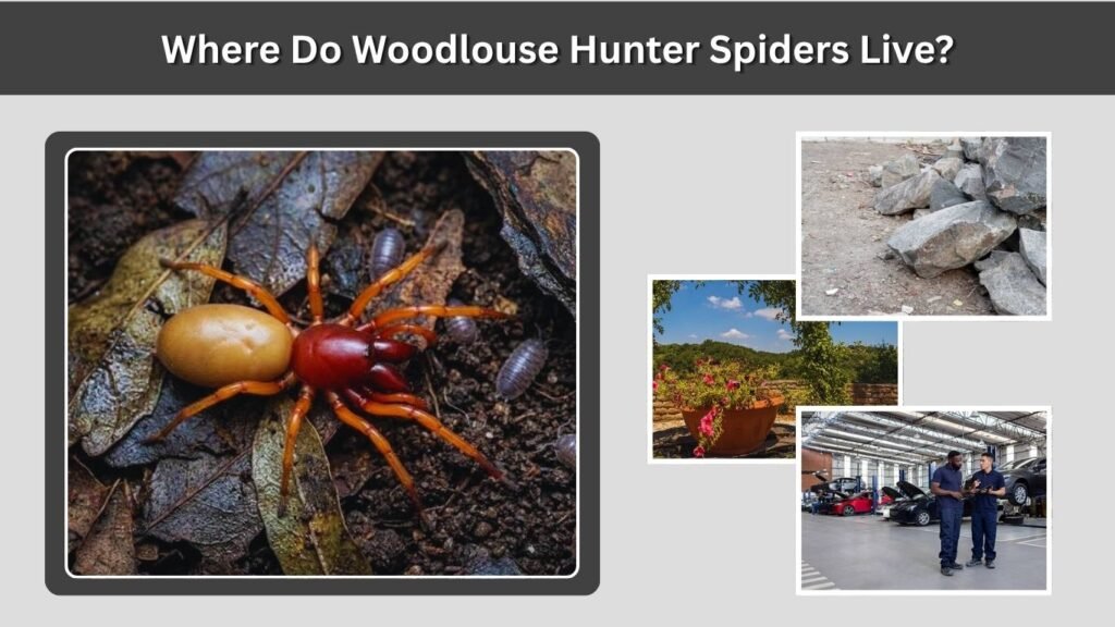 Where Do Woodlouse Hunter Spiders Live?
