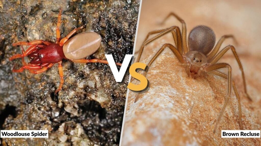 Woodlouse Spider vs Brown Recluse