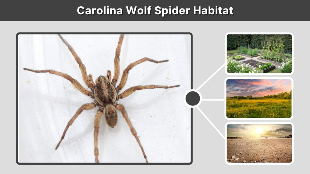 Carolina Wolf Spider Habitat