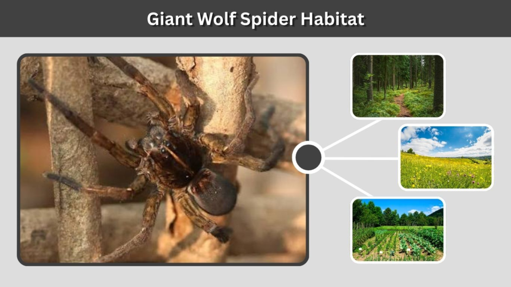 Giant Wolf Spider Habitat