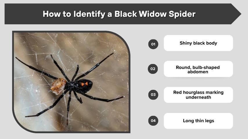 How to Identify a Black Widow Spider