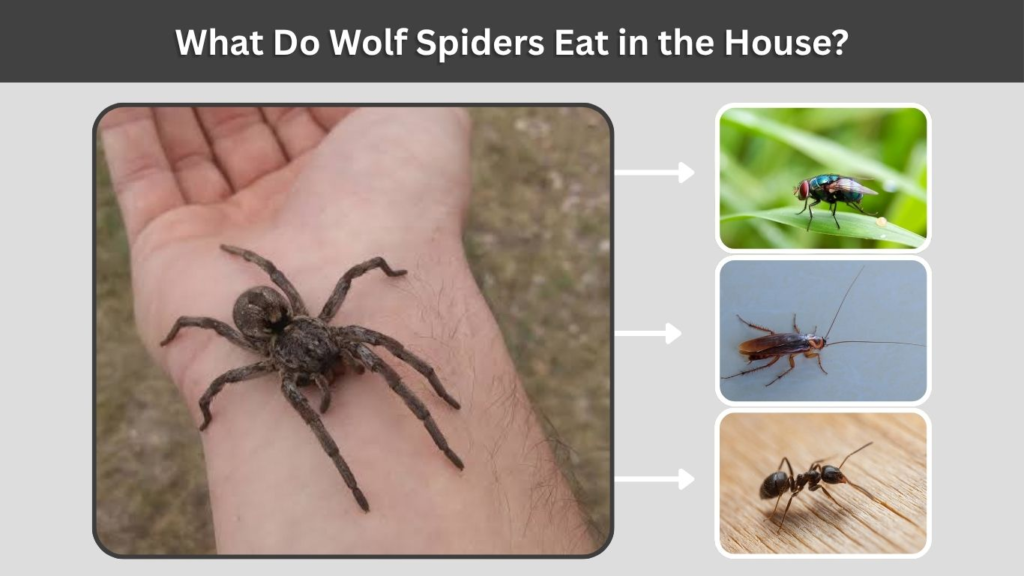 What Do Wolf Spiders Eat in the House?