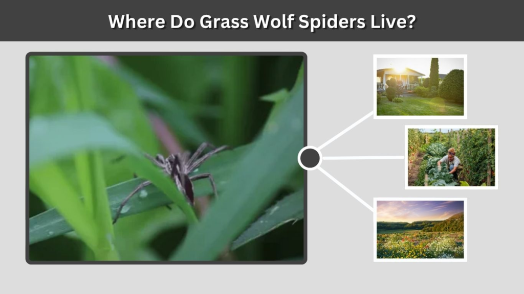 Where Do Grass Wolf Spiders Live?