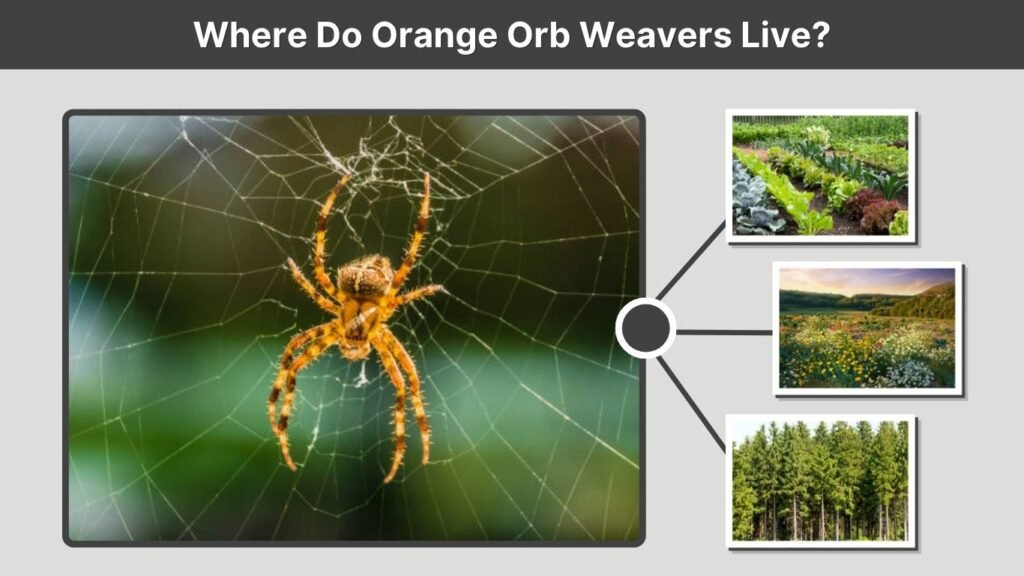 Where Do Orange Orb Weavers Live?