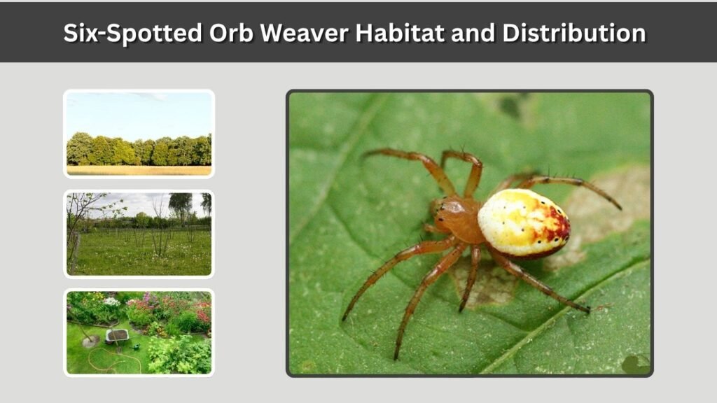 Six-Spotted Orb Weaver Habitat and Distribution