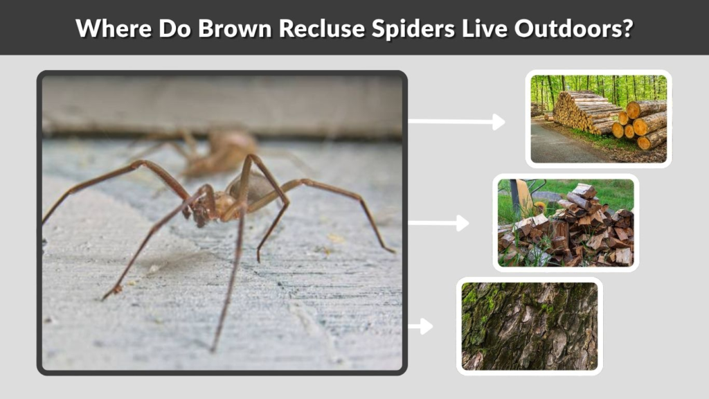 Where Do Brown Recluse Spiders Live Outdoors?