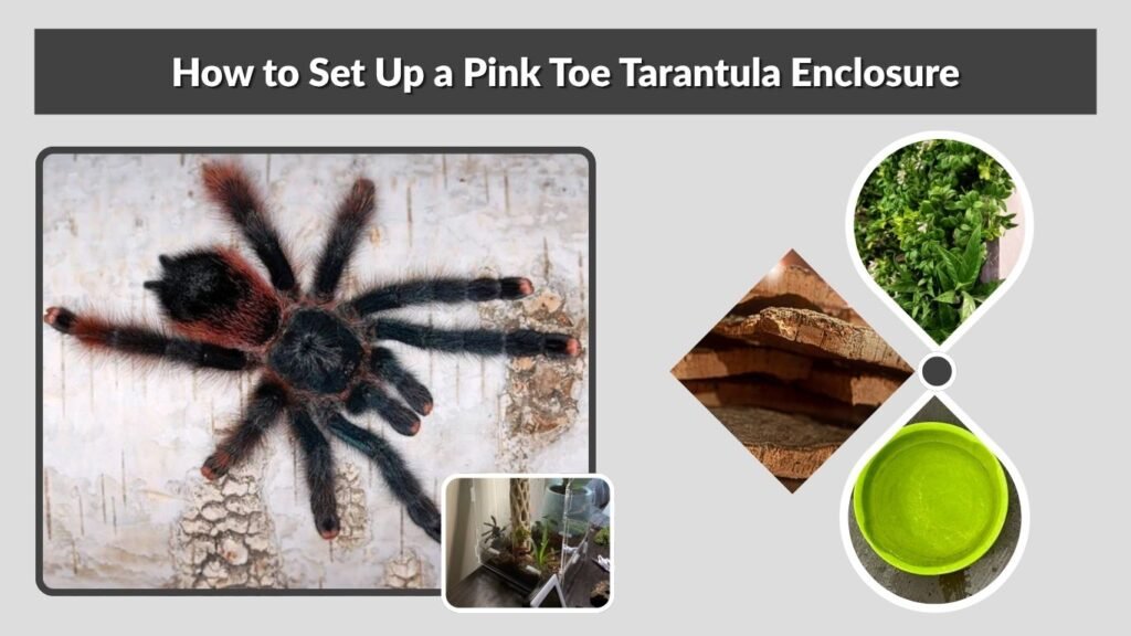 How to Set Up a Pink Toe Tarantula Enclosure