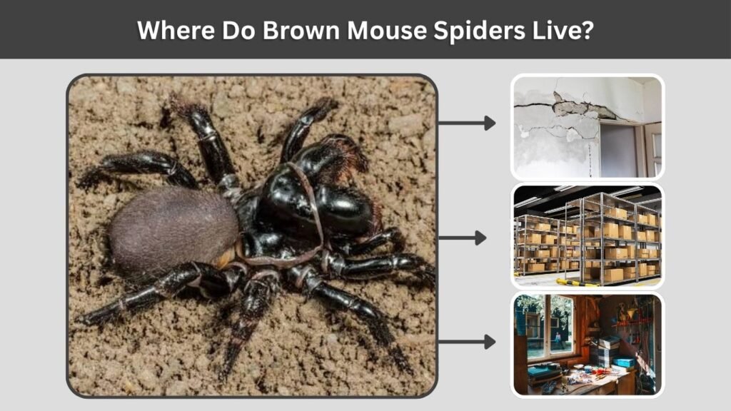 Where Do Brown Mouse Spiders Live?