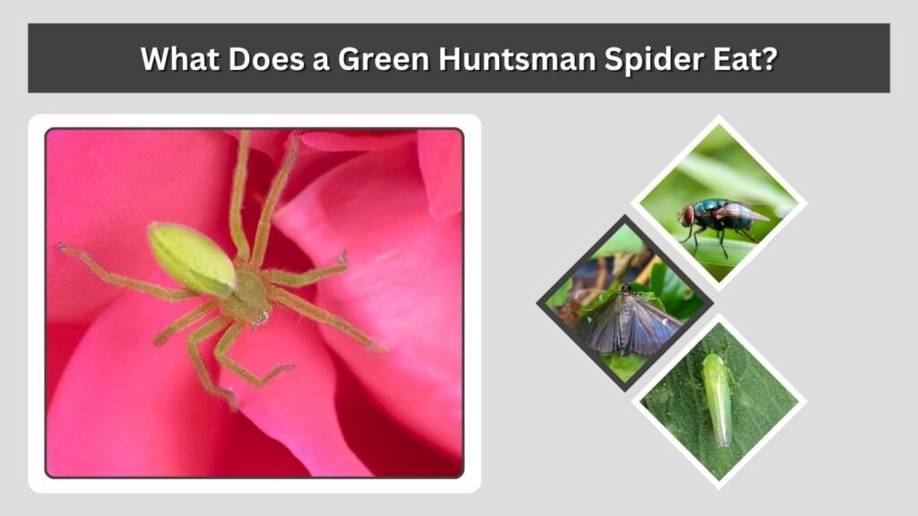What Does a Green Huntsman Spider Eat?