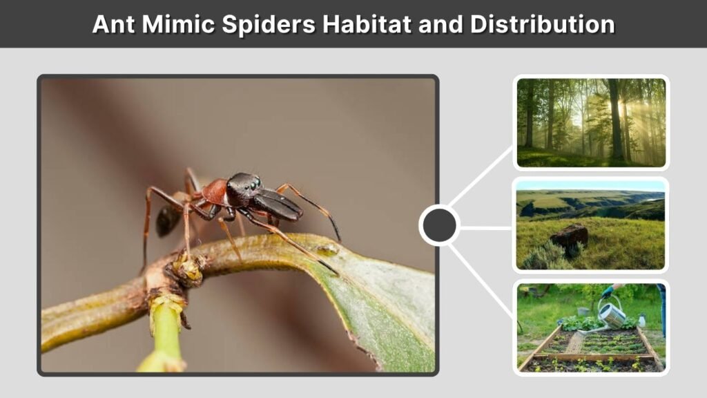 Ant Mimic Spiders Habitat and Distribution