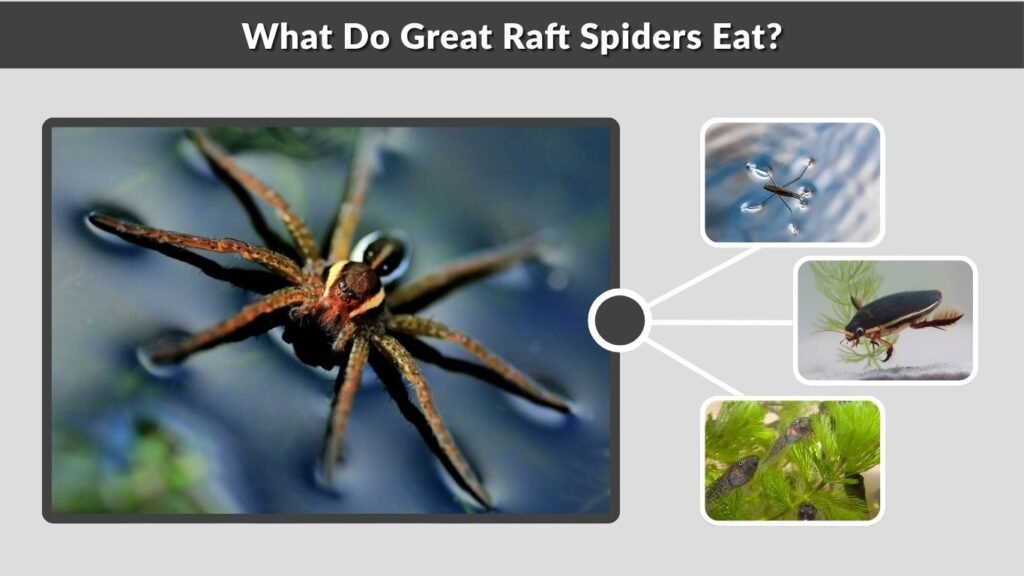 What Do Great Raft Spiders Eat?